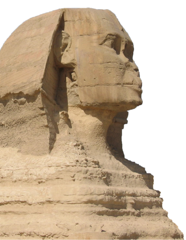 Monument "Sphynx" en Egypte